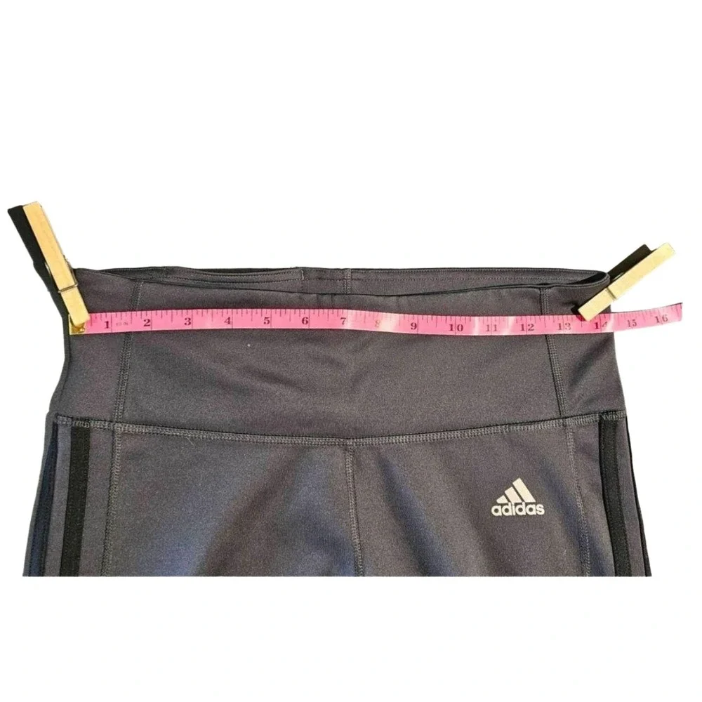 ADIDAS Dark Grey High Waisted‎ Sport Leggings Womens Medium